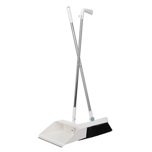 IMUU Heavy Duty Broom and Upright Dustpan with 92 cm Long Handle | Household Sweeping Broom and Dustpan for Indoor, Outdoor, Kitchen, Lobby, Office. - Image 3