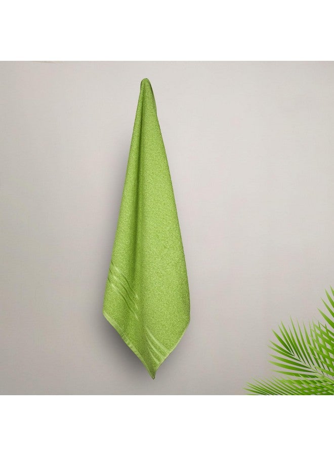 MYTRIDENT Bath Towel for Men/Women | Comfort Living | Quick Drying | Travel Friendly | 1 Piece Large Size | 100% Cotton 400 GSM | 70 x 140 cm - Lime Green - Image 5