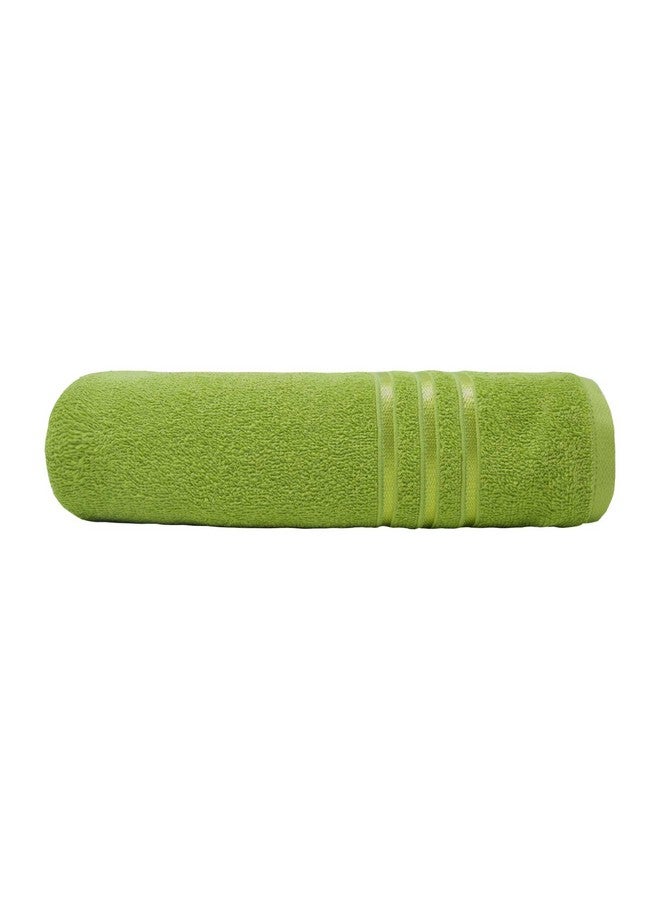 MYTRIDENT Bath Towel for Men/Women | Comfort Living | Quick Drying | Travel Friendly | 1 Piece Large Size | 100% Cotton 400 GSM | 70 x 140 cm - Lime Green - Image 3