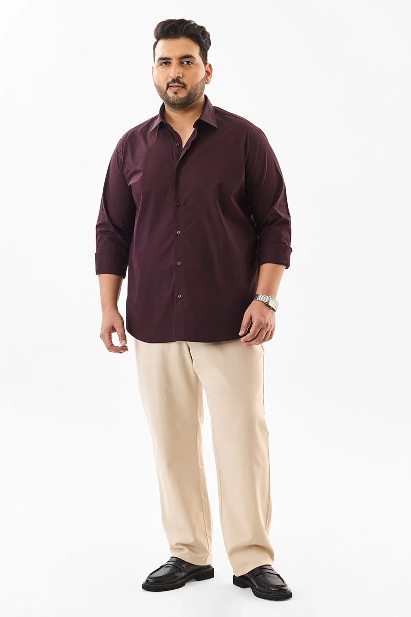 SNITCH Stretch Plus Size Regular Fit Shirt