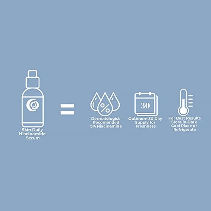 Skin Daily Skincare Solutions SkinDaily Niacinamide Serum for Face -1oz- Vitamin B3 Pore Minimizer Dermatologist Recommend Concentration - Targets Aging Skin, Wrinkles, Dark Spots - Superior Moisturizer and Skin Brightening - Image 3