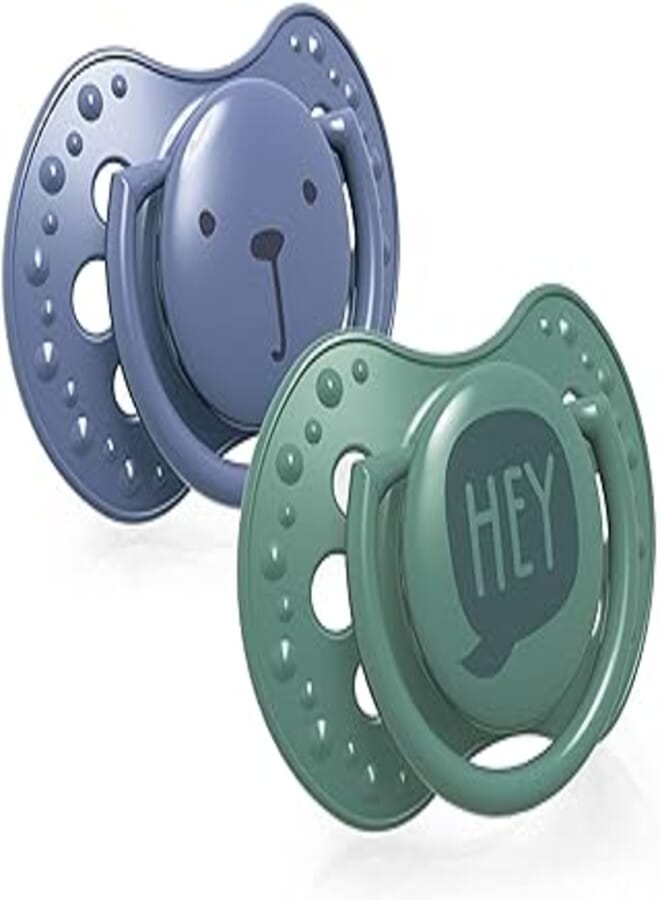LOVI Silicone Dynamic Soother 3-6m 2 pcs Hey Boy