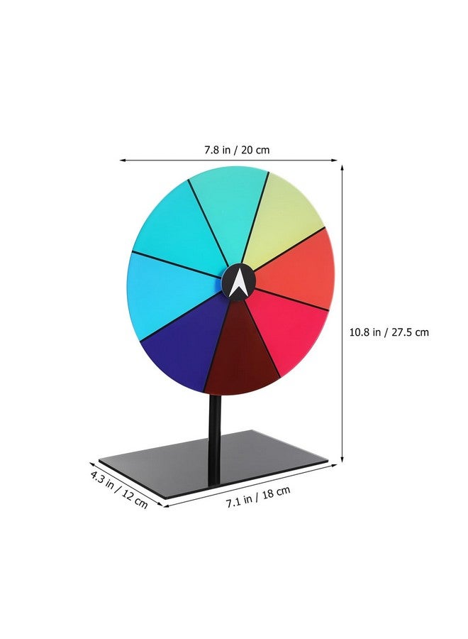TOYANDONA عجلة الحظ TOYANDONA، عجلة دوارة للجوائز، عجلة الروليت، لعبة عجلة الجوائز، مع قلم مسح جاف وممحاة لعجلة الحظ، لعبة دوارة للجوائز في الكرنفال - Image 5