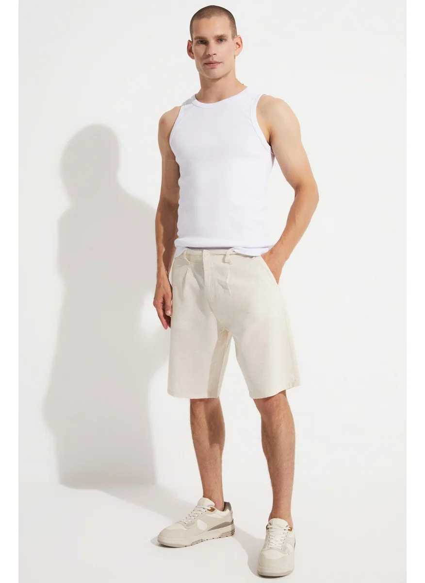 JUNE Men's Regular Fit 100% Cotton Shorts