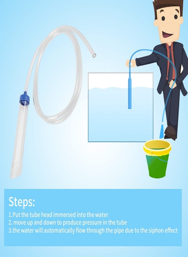 Cocoarm Aquarium Manual Water Changer Gravel Cleaner Water, Fish Cleaner Gravel Cleaner Siphon Tube Fish Cleaner Tool for - Image 5