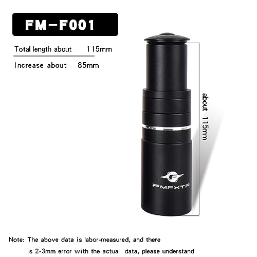 FOMTOR Bike Stem Riser,115mm MTB Handlebar Risers Bicycle Fork Stem Extender for 1-1/8" 28.6mm Fork Mountain Bike, BMX Road Bike - Image 2