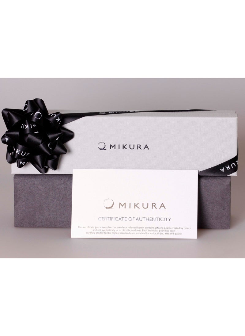 MIKURA - MIKURA Bracelet Freshwater Pearls Treated Black Color - Image 1
