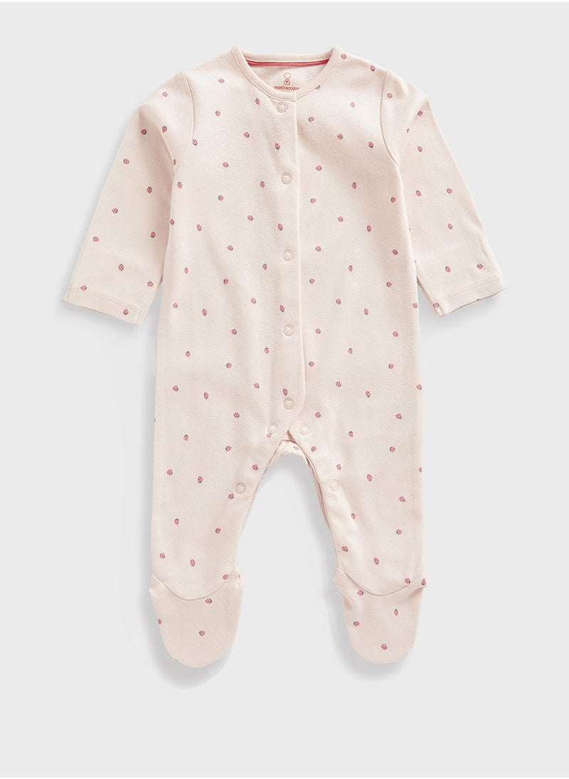 mothercare Infant 3 Pack Assorted Bodysuit  - Image 4