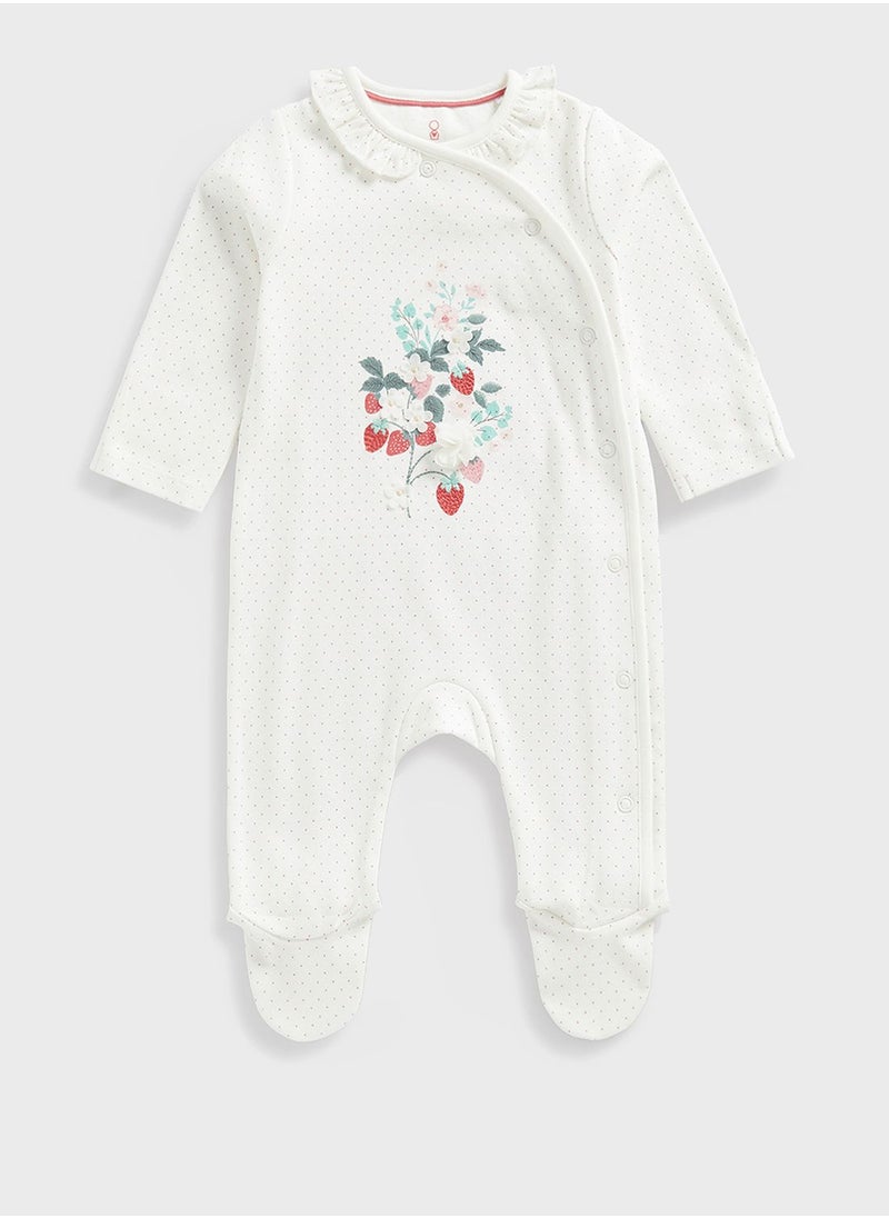 mothercare Infant 3 Pack Assorted Bodysuit  - Image 5