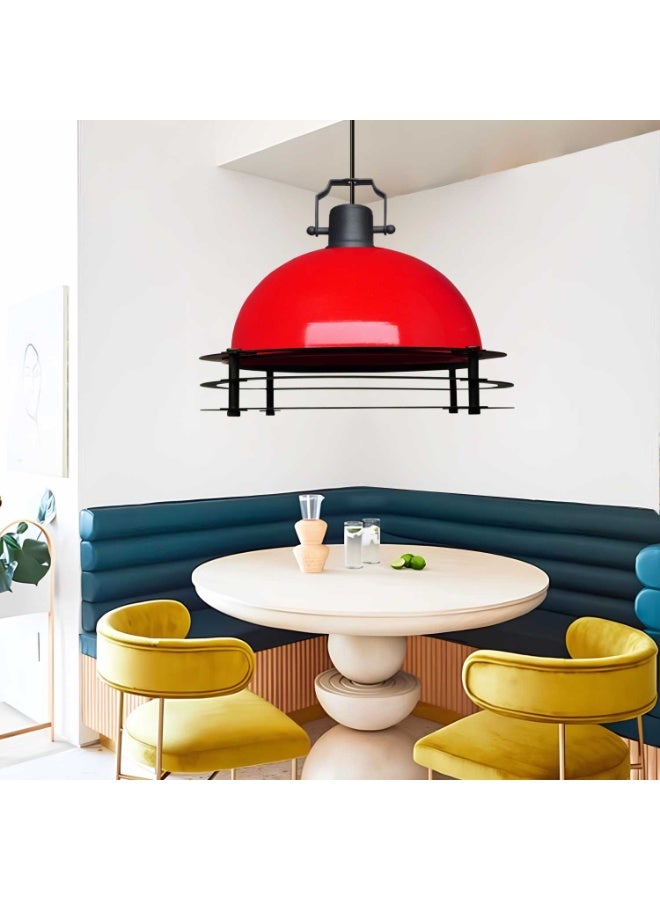 Sven Metal Cage Pendant Light– Industrial Elegance Meets Function - Image 2