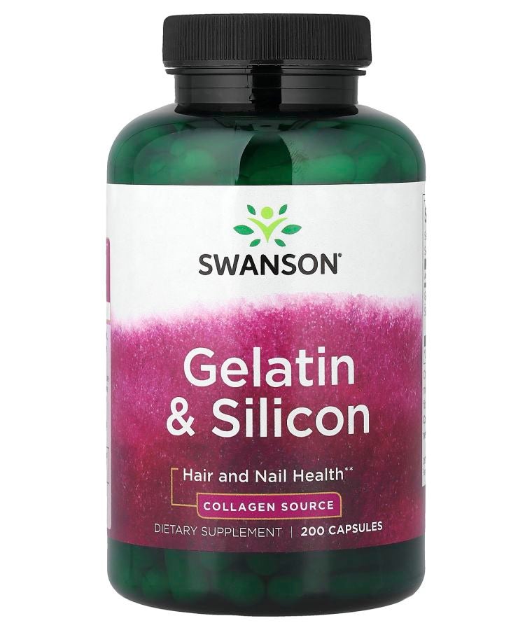 Gelatin & Silicon 200 Capsules