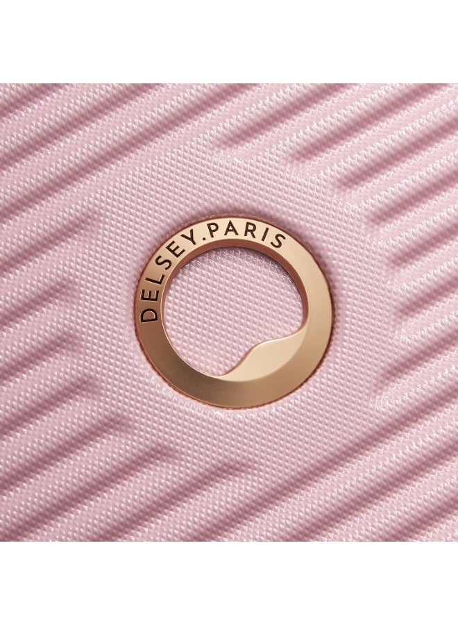 ديلسي Freestyle حقيبة سفر قابلة للتوسيع بعجلات دوّارة مزدوجة مقاس 82 سم – وردي Peony - Image 5