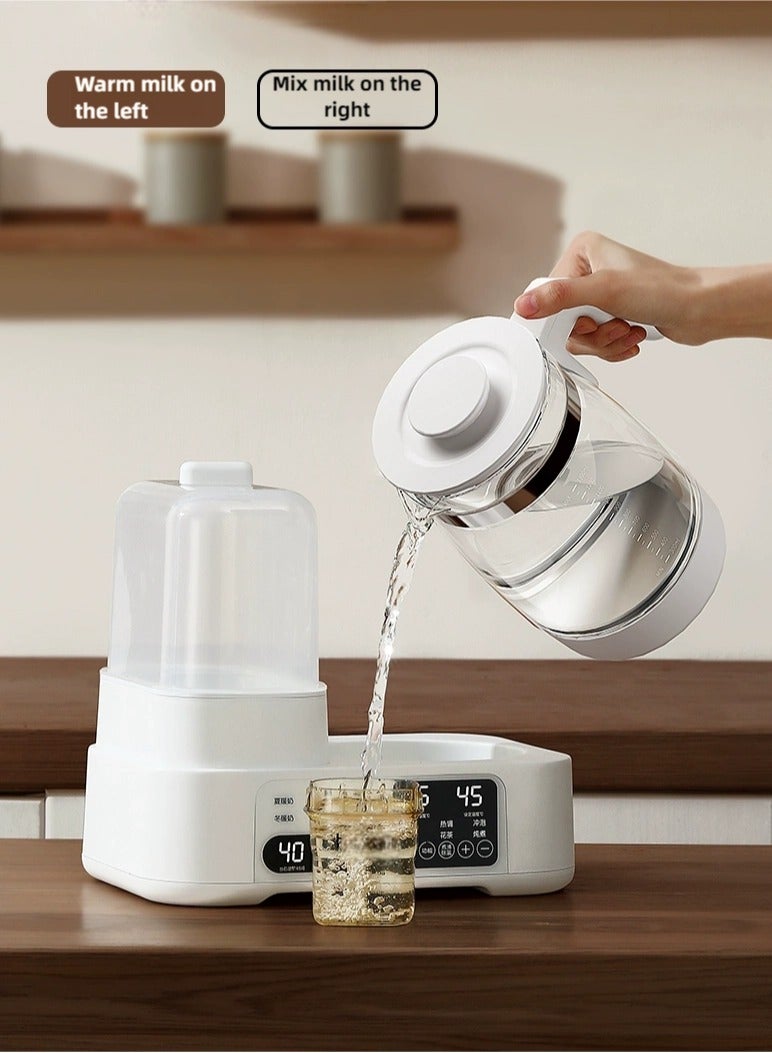 KELIO 3-In-1 Multifunctional Baby Bottle Sterilizer,Warmer And Steamer, 72H Keep Warm With Smart Temperature Control, Auto Shut-Off,1300ML  316L Stainless Steel Bottle Warmer - Image 4