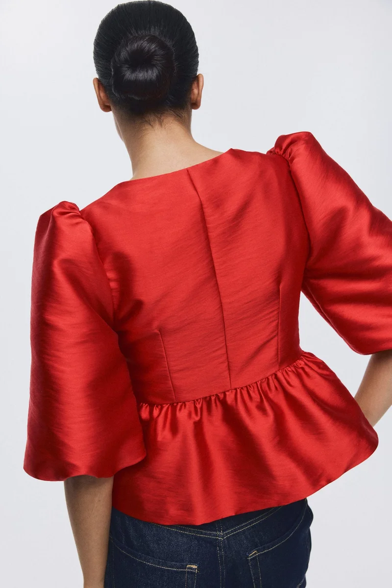 H&M Peplum blouse