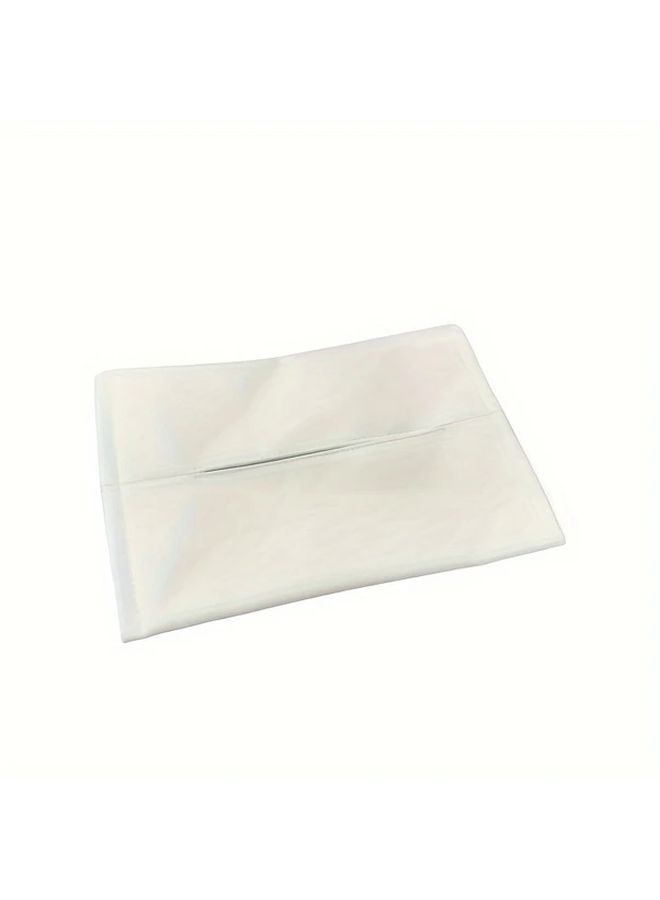 White Hidden Draw Out PU Leather Tissue Box For Tesla Cars Easy Access Design - Image 5