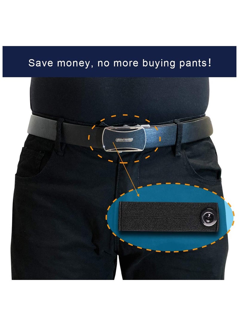 12 قطعة من وصلات الخصر المرنة، موسع حزام الخصر القابل للتعديل للرجال والنساء، مجموعة تمديد زر السراويل الجينز (6 الوان) - Image 4