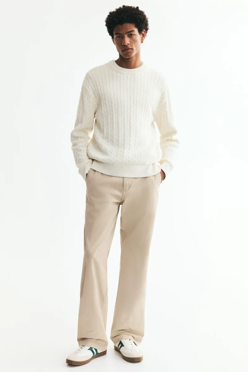 Relaxed Fit Cotton chinos