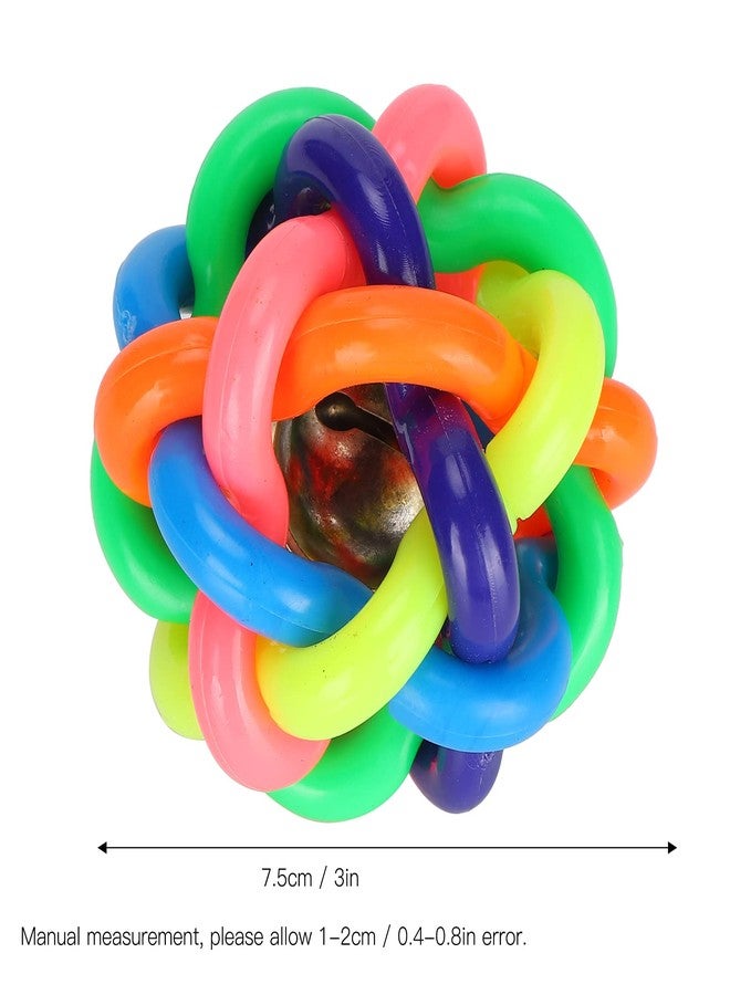 جلوجلو لعبة كرة مطاطية من GLOGLOW، 3 بوصات مع جرس - Image 4