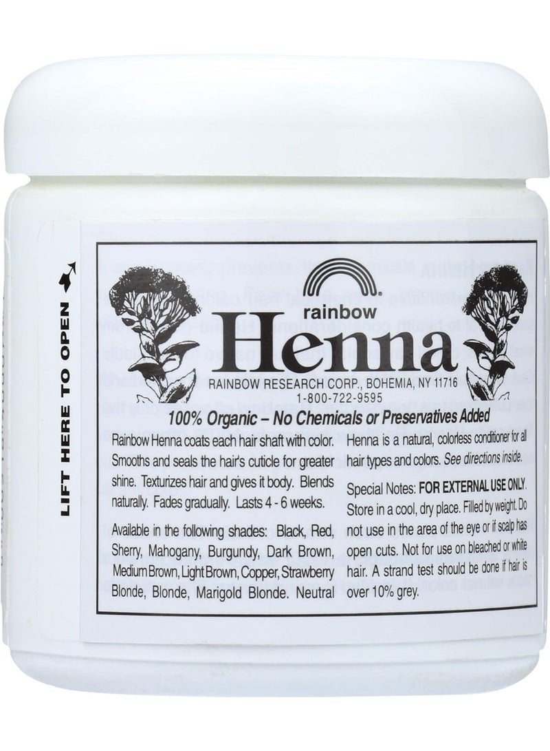 Rainbow Research لون الشعر بالحناء من رينبو ريسيرش وبلسم، ماهوغاني فارسي، بني متوسط، 4 أونصة - Image 3