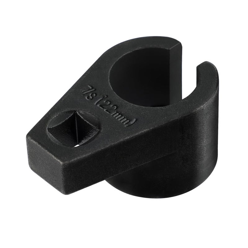 DURATECH O2 Oxygen Sensor Socket 3/8-Inch Drive x 7/8-Inch (22mm), Offset Wrench Cr-Mo Steel, 6-Point Tool With Wire Gate - Image 1