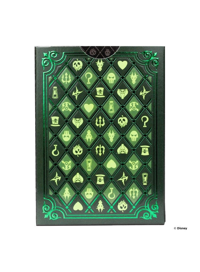 Bicycle Bicycle Disney Villains Playing Cards - Features 12 Disney Villains Including Scar, Maleficent, Ursula, and More - Green or Purple Playing Cards (Colors May Vary)  - Image 2