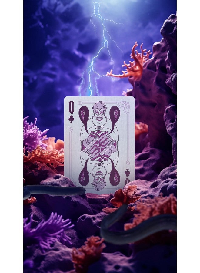 Bicycle Bicycle Disney Villains Playing Cards - Features 12 Disney Villains Including Scar, Maleficent, Ursula, and More - Green or Purple Playing Cards (Colors May Vary)  - Image 4