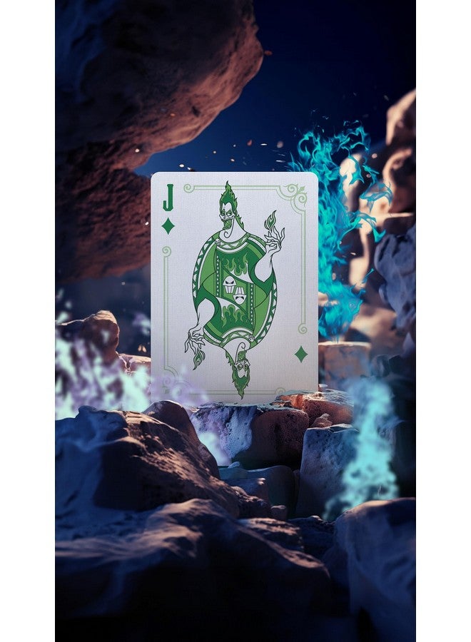 Bicycle Bicycle Disney Villains Playing Cards - Features 12 Disney Villains Including Scar, Maleficent, Ursula, and More - Green or Purple Playing Cards (Colors May Vary)  - Image 5