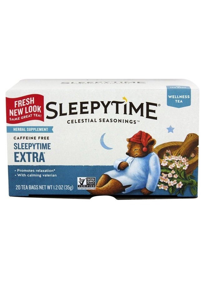CELESTIAL SEASONINGS 27891-3pack Celestial Seasonings Sleepytime Extra Herb Tea - 3x20 bag - Image 1