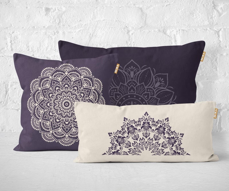 YKW 4 Pack Mandala Stencils for Painting - Reusable Large Mandala Templates - 14.5x7.7 Patterns for Wall, Fabric, Wood, Heterosexual Stone - DIY Home Decor Art Craft Supplies, Translucent and Soft - Image 3