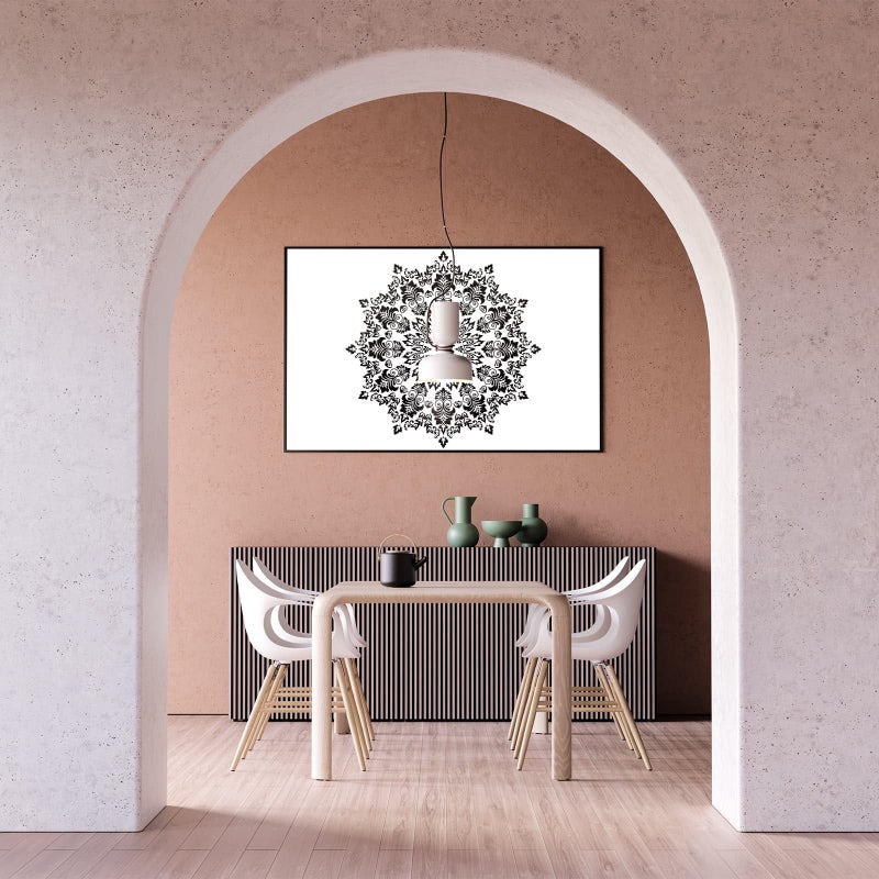 YKW 4 Pack Mandala Stencils for Painting - Reusable Large Mandala Templates - 14.5x7.7 Patterns for Wall, Fabric, Wood, Heterosexual Stone - DIY Home Decor Art Craft Supplies, Translucent and Soft - Image 4