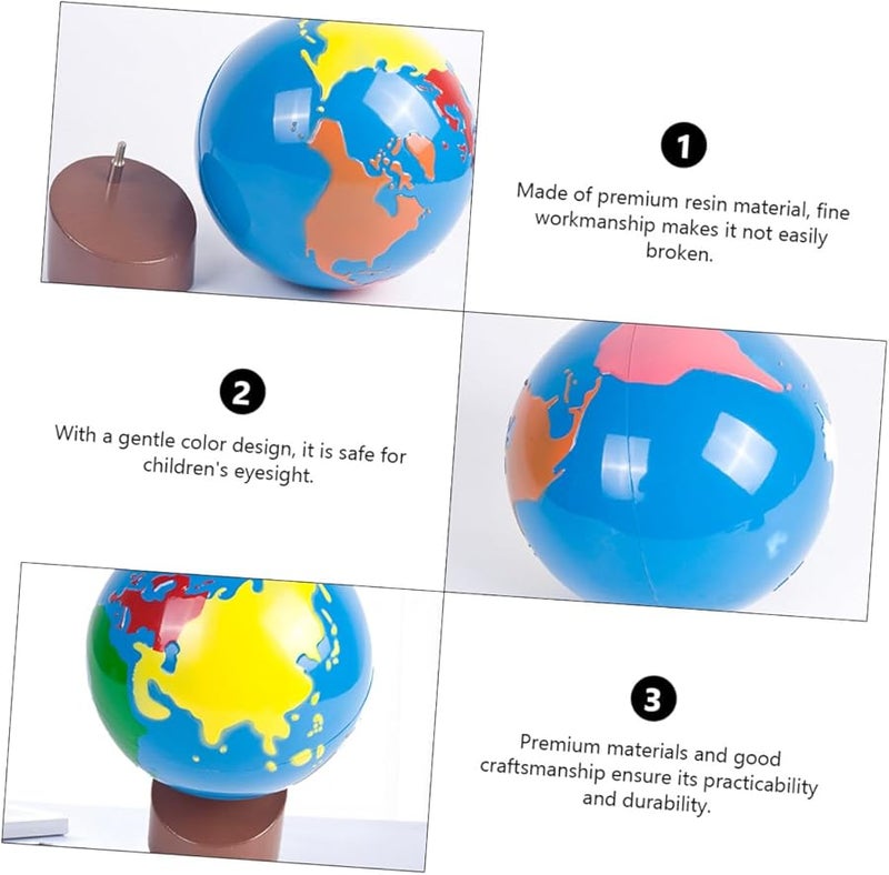 كرة العالم التعليمية للأطفال للتعلم المبكر في الجغرافيا لتزيين المنزل أو المدرسة أو المكتب - Image 5