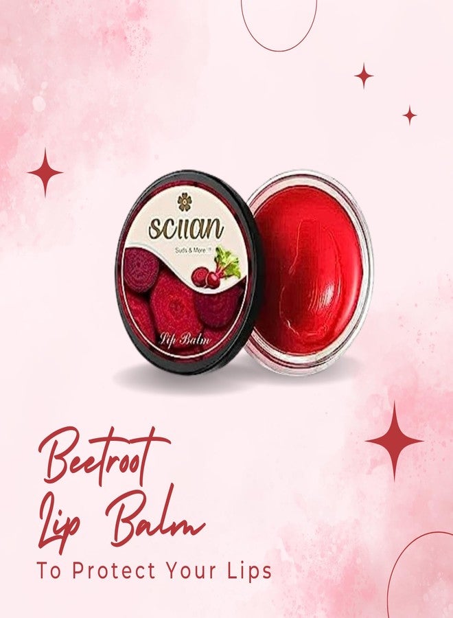 SCIIAN lip balm-10g | Herbal Beetroot Lip Balm | Lightening & Nourishing Lip Balm Combo | Heals Dry,Chapped,Dark And Smoky Lips | LipBalm with SPF | With Vitamin E, Shea Butter and Jojoba Oil | Pack of 2 - Image 3