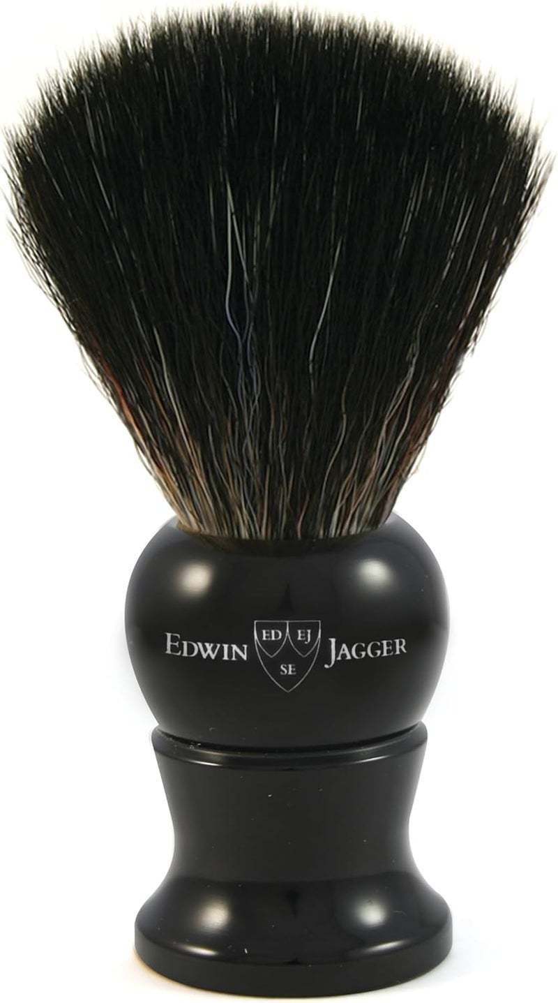 Edwin Jagger Horn Shaving Brush Super Badger