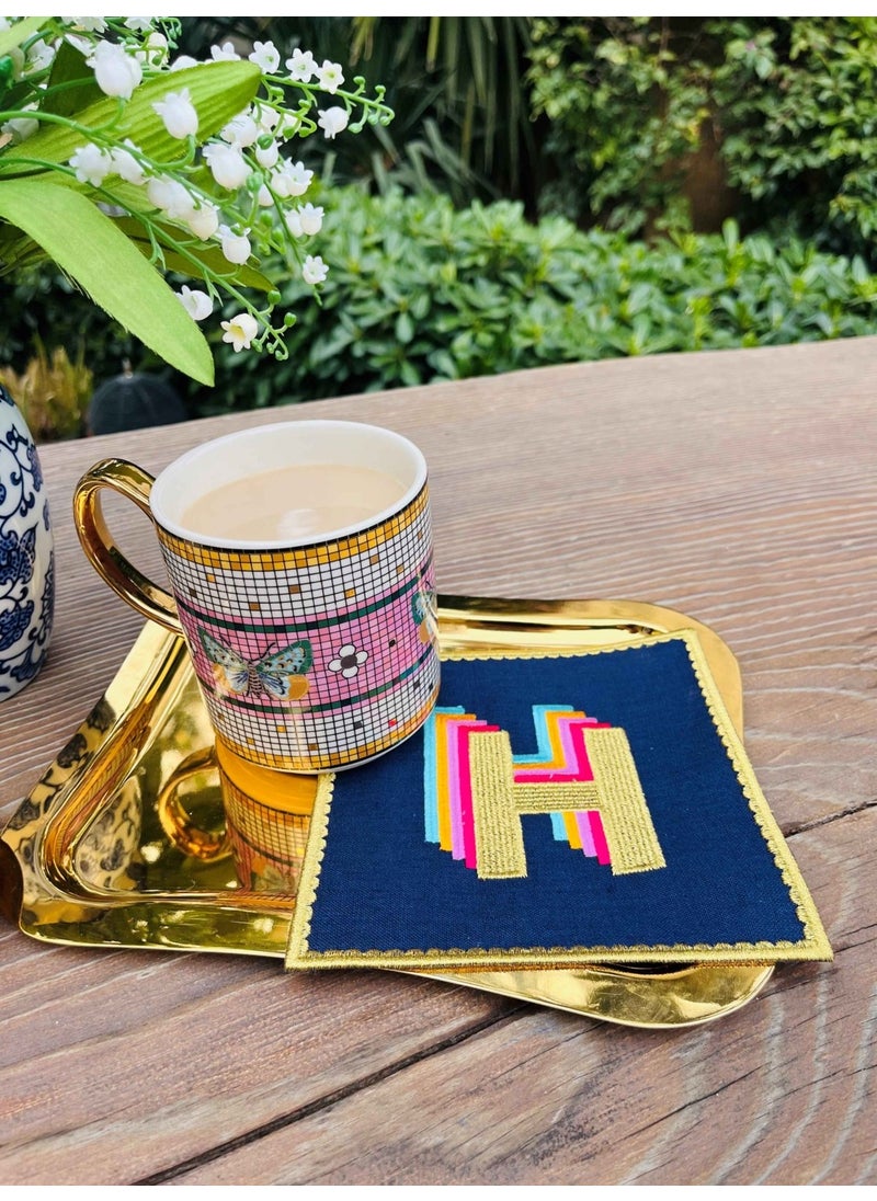 Ge Living Rainbow Letter ´´h´´ Cocktail Napkin (1 Piece)  - Image 5