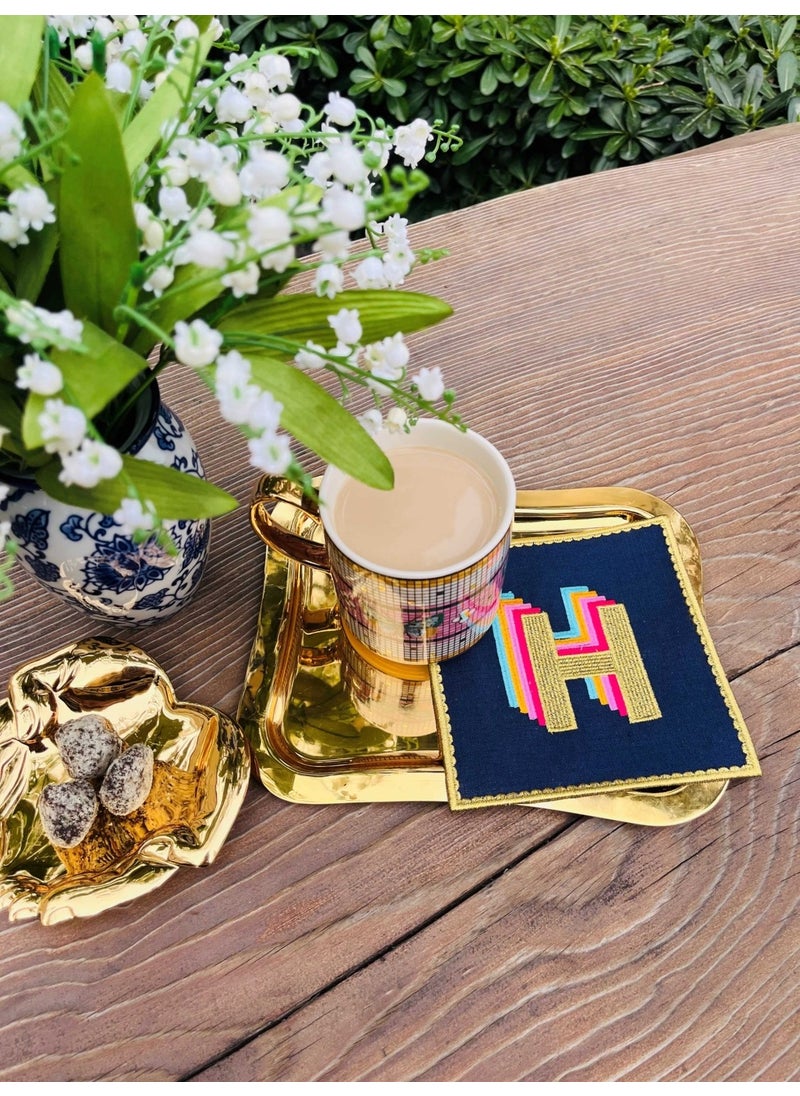 Ge Living Rainbow Letter ´´h´´ Cocktail Napkin (1 Piece)  - Image 4