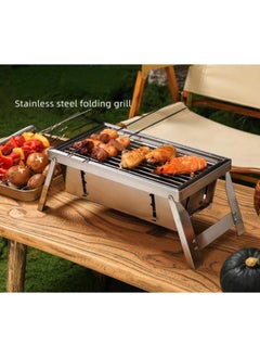 Generic Portable Stainless Steel Grill for Camping and Outdoor Activities  - Image 1