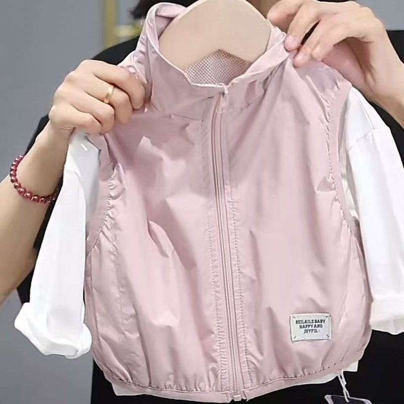 Vest Vest For Boys And Girls In Spring And Autum Outer Wear Baby Fashionable Kidsren'S Vest Tops Kidsren'S Clothing - Image 2