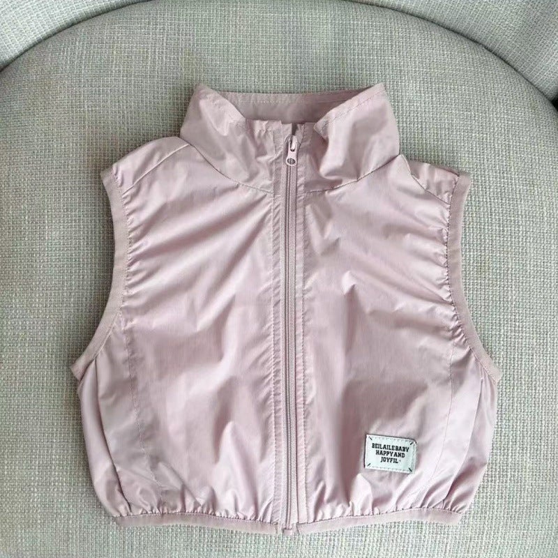 Vest Vest For Boys And Girls In Spring And Autum Outer Wear Baby Fashionable Kidsren'S Vest Tops Kidsren'S Clothing - Image 5