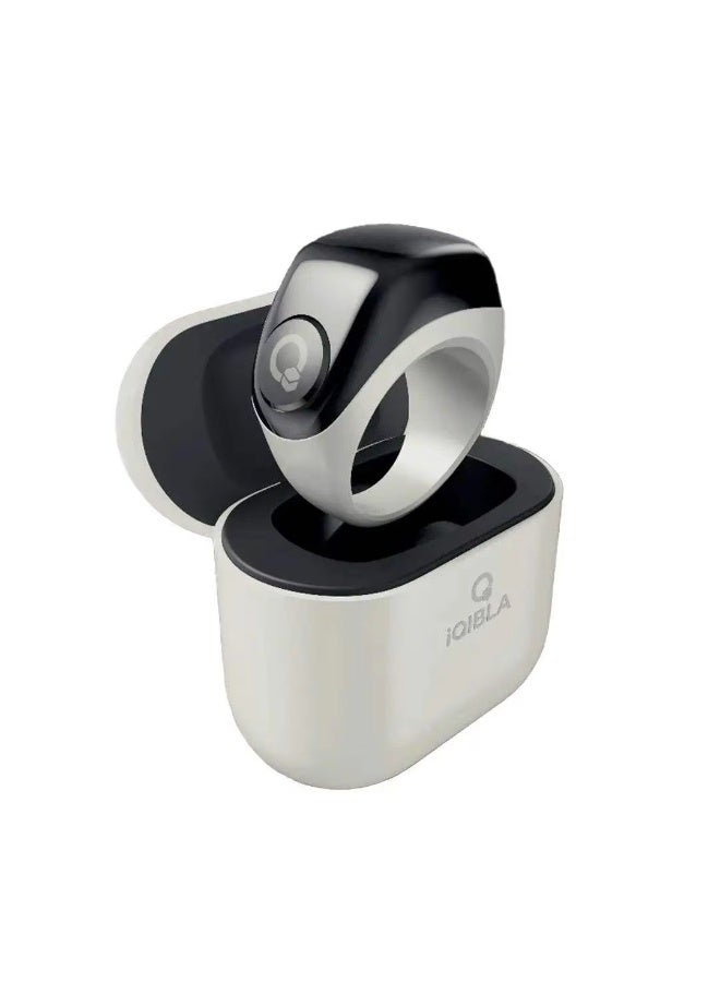 iQIBLA Adjustable J01 Iqibla Zikr Ring - Digital Tasbih & Prayer Reminder for Muslims - Image 1