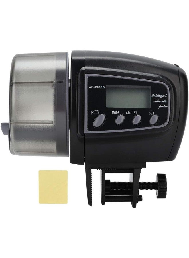 klarako LCD Screen Automatic Aquarium Fish Feeder Timing Fish Food Dispenser Fish Tank Accessories