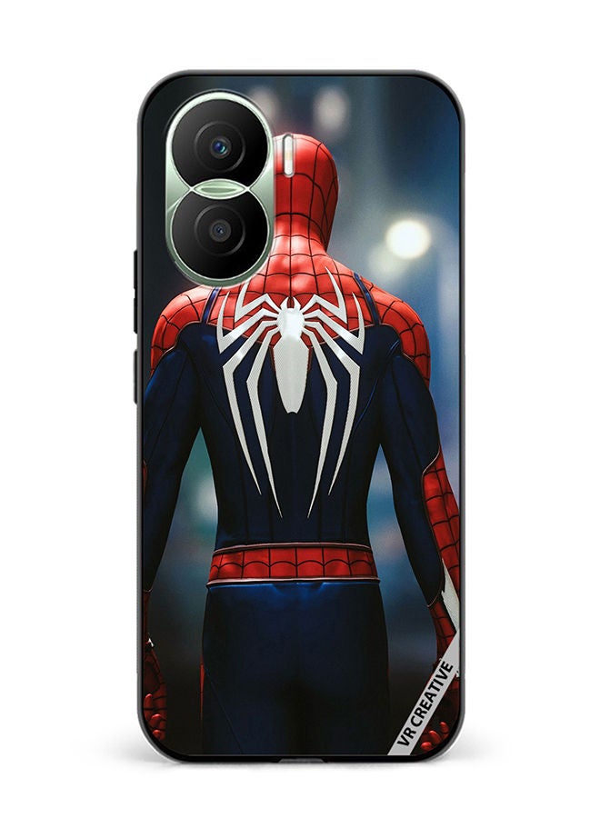 VR CREATIVE Protective Case Cover For Honor Play7T Pro Spiderman Back Design Multicolour - Image 1