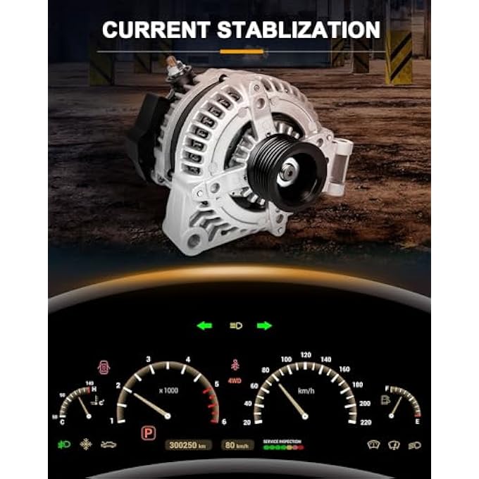 ROADFAR Alternator Replacement for Land Rover Range Rover Sport 2006 2007 2008 2009 4.2L 4.4L 11206 - Image 3