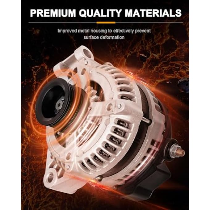 ROADFAR Alternator Replacement for Land Rover Range Rover Sport 2006 2007 2008 2009 4.2L 4.4L 11206 - Image 2