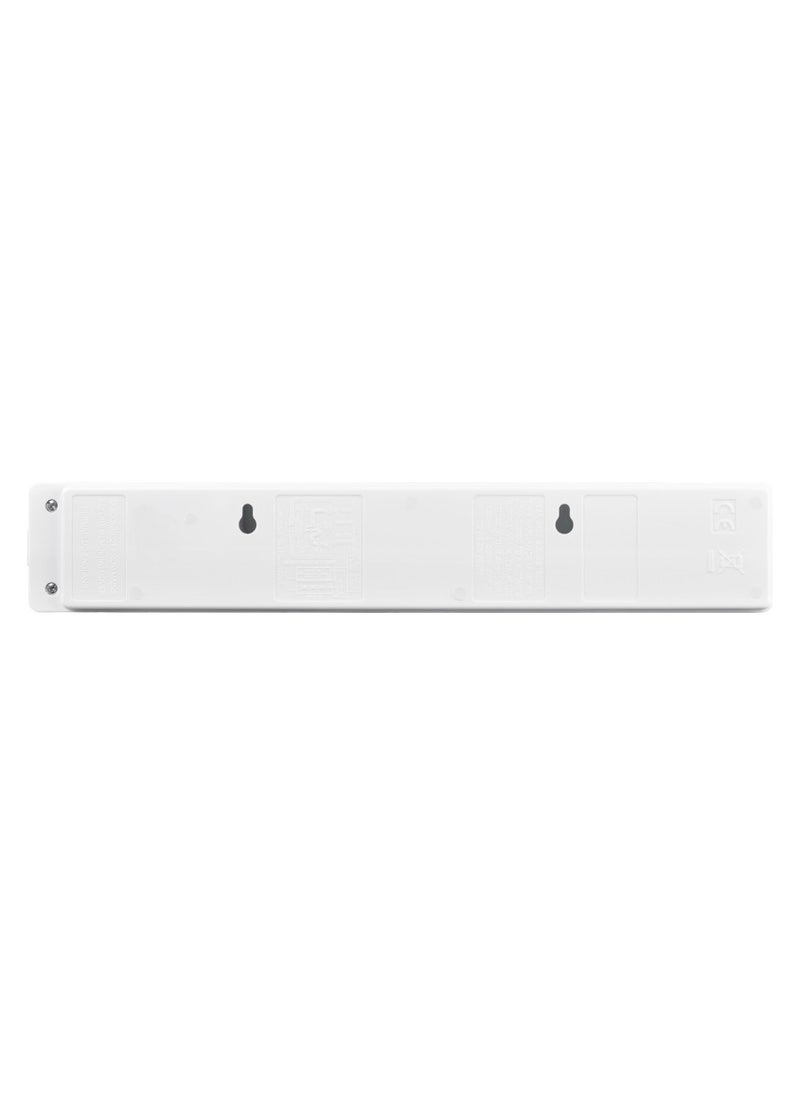MASTERPLUG - Masterplug SWG4-MP Four Socket Rewireable Trailing Socket with Power Indicator and Individual Switches, without Plug and Cable, 13 Amp, White - Image 1