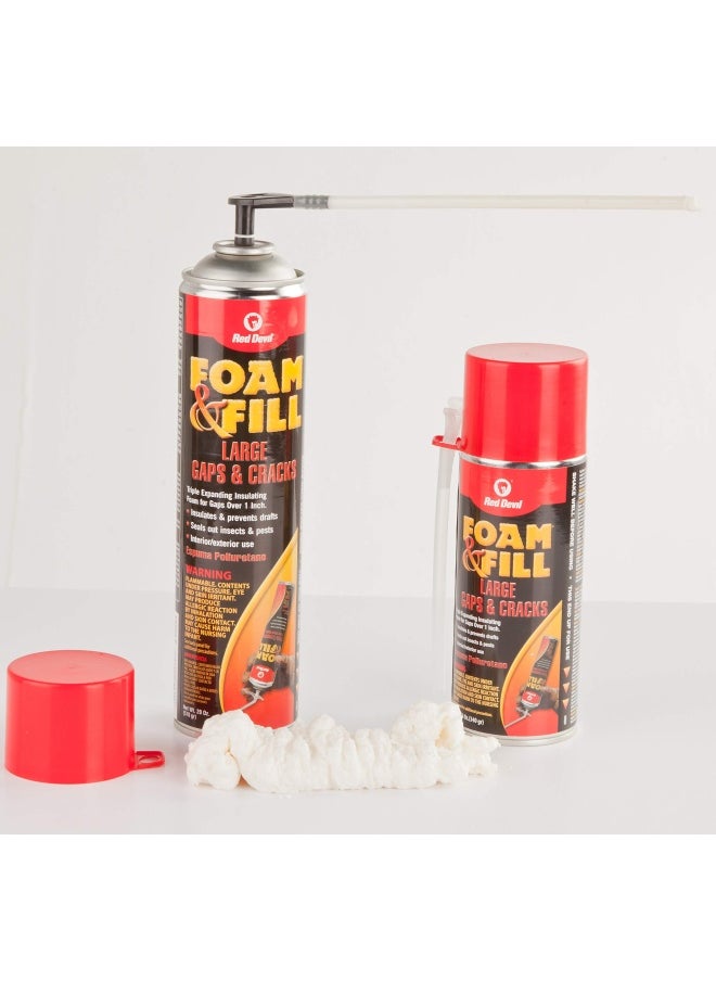 0912 Foam And Fill Large Gaps And Cracks Expanding Polyurethane Sealant 20 Oz Off White Pack Of 1