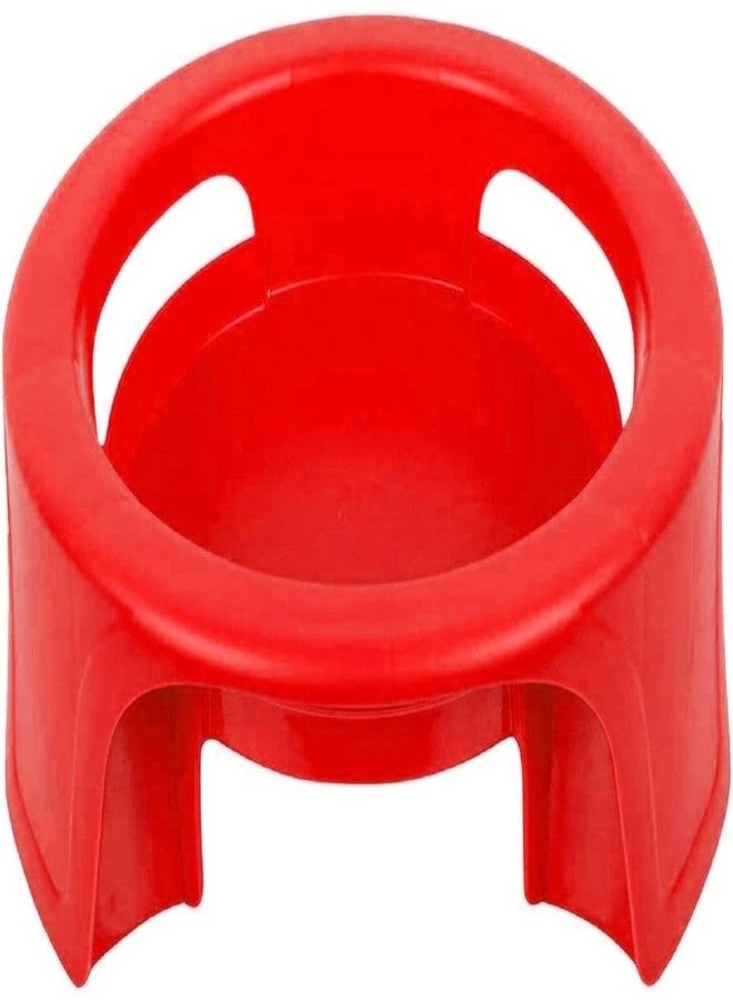 MAGIC SPOON Multipurpose Unbreakable Plastic Matka Stand/Pot Stand (Red) - Image 1