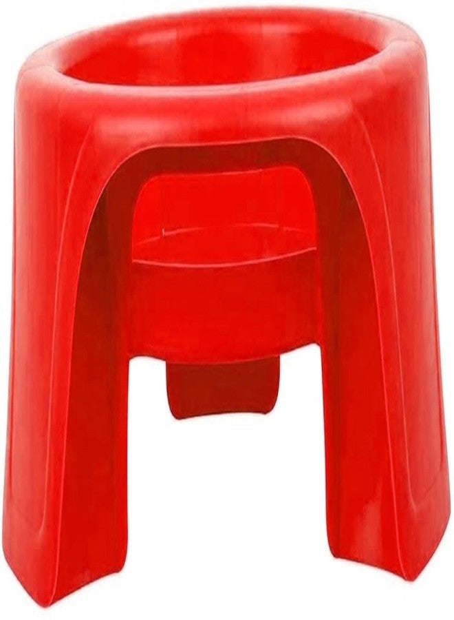 MAGIC SPOON Multipurpose Unbreakable Plastic Matka Stand/Pot Stand (Red) - Image 2