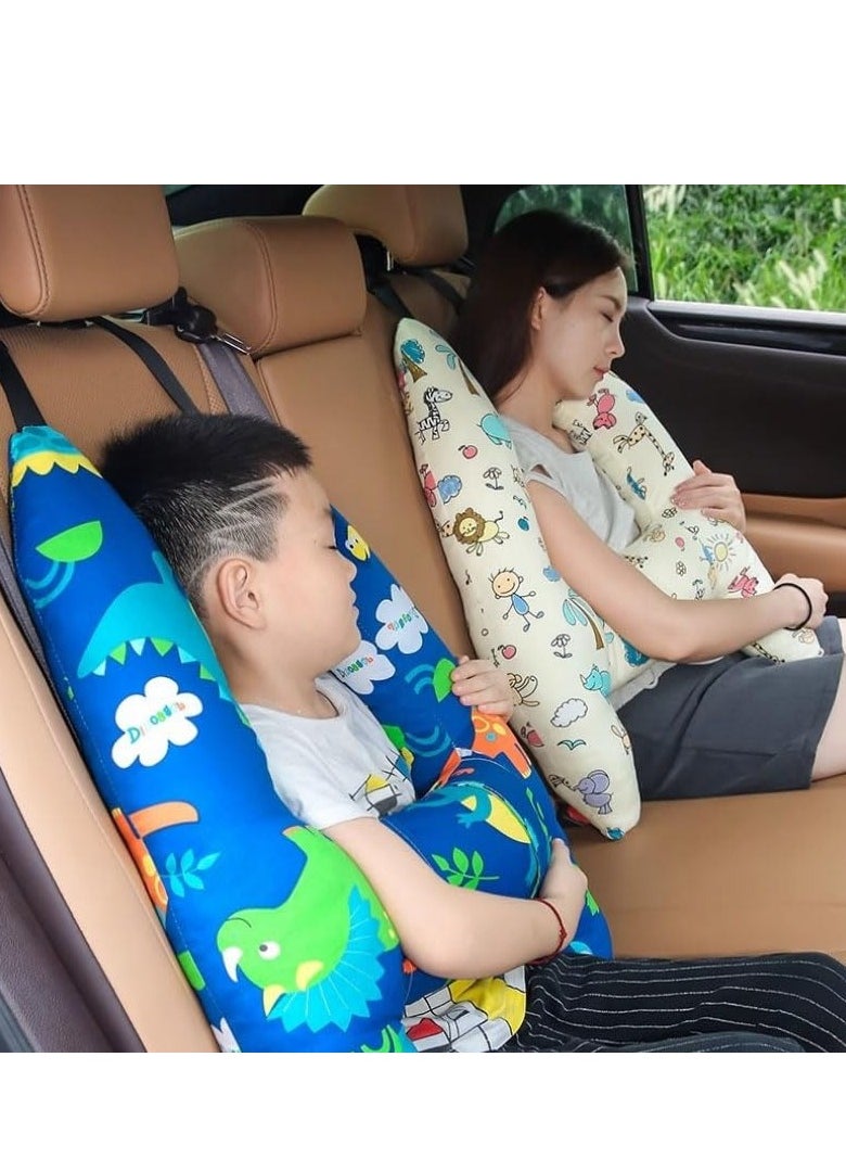 MLADEN - U Shaped Travel Car Pillow Kid Adult Car Nap Pillow Airplane Sleeping Reading Pillow Cushion for Head and Body Support Removable Sleeper Hold Pillow Travel Sleeping Artifact for Long Trip - Image 1