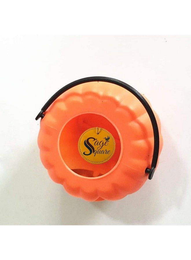 سايج سكوير سلة حلوى اليقطين للأطفال من Sage Square مناسبة للارتداء في الحفلات، أو ارتداء الملابس، أو الهالوين، أو تنكر الشخصيات، أو الحفلات المدرسية، أو الحفلات ذات الطابع الخاص، أو المسابقات، أو العروض المسرحية، أو الحفلات (قطعة واحدة) - Image 5