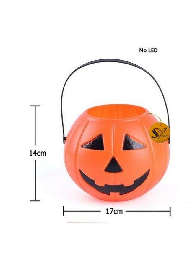 سايج سكوير سلة حلوى اليقطين للأطفال من Sage Square مناسبة للارتداء في الحفلات، أو ارتداء الملابس، أو الهالوين، أو تنكر الشخصيات، أو الحفلات المدرسية، أو الحفلات ذات الطابع الخاص، أو المسابقات، أو العروض المسرحية، أو الحفلات (قطعة واحدة) - Image 3